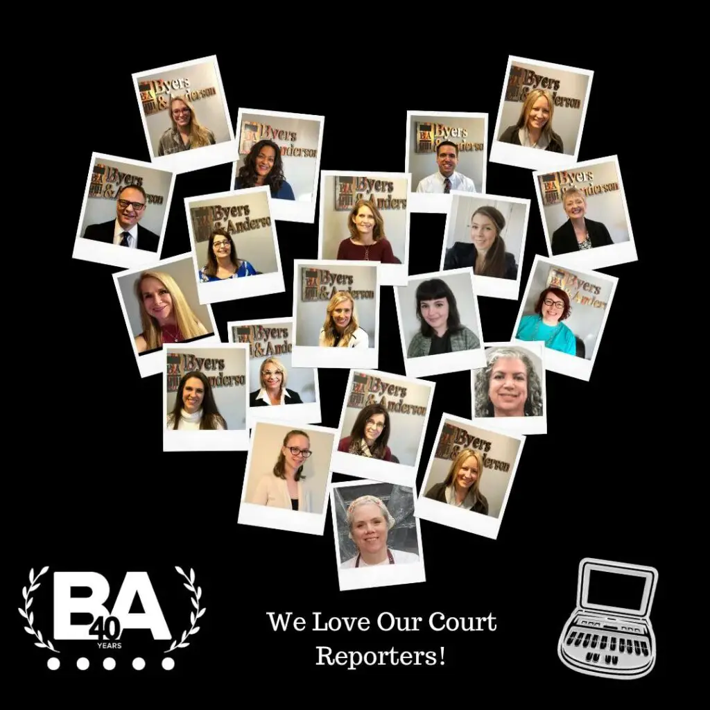 B&A Litigation services, court reporter, court reporting, legal, attorney, transcription, transcribe, video, production, teleconference, exhibit tech, Washington, Seattle, Tacoma, celebrate, court reporter and captioner week